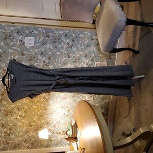 NWT Max Studio Black and White Houndstooth Jumpsuit   L